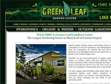 Tablet Screenshot of greenleafgardencenter.com